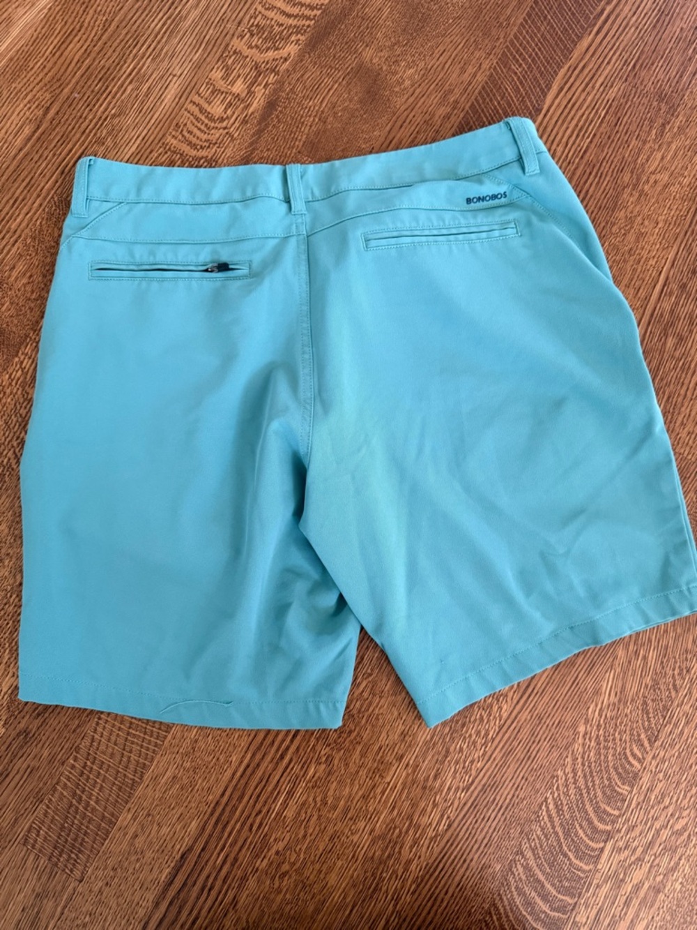 BONOBOS Golf Shorts Performance Stretch Breathable‎ Green Sporty Preppy 33 - Picture 2 of 9